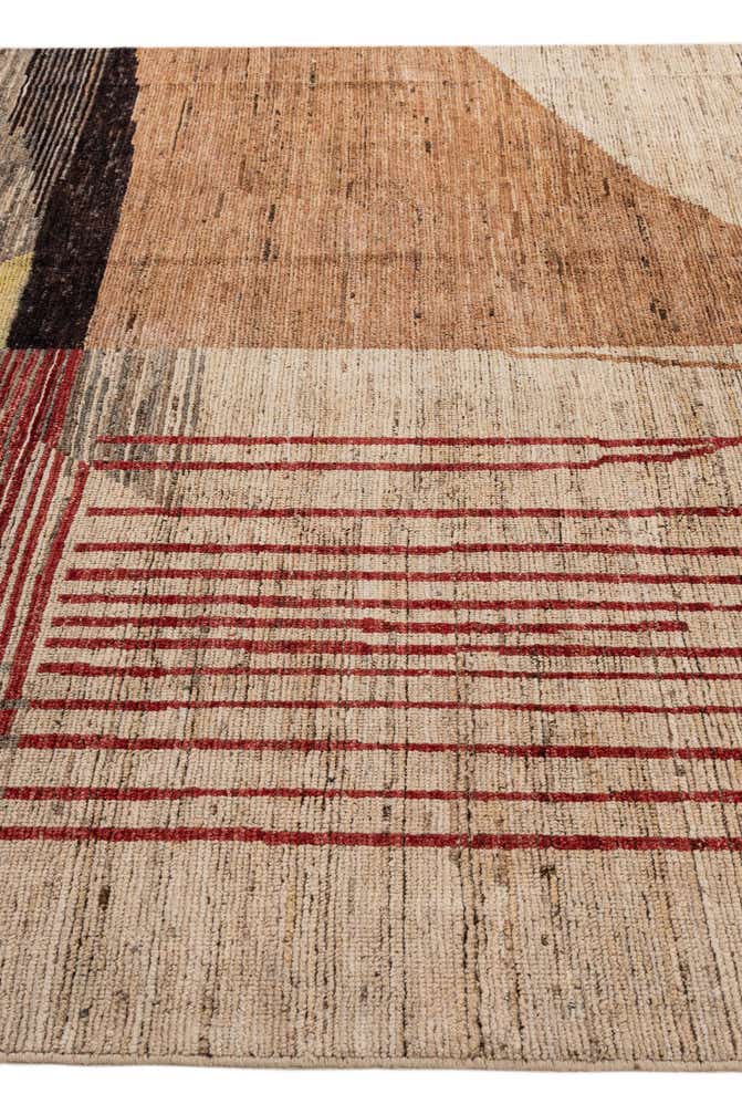 8' 5 x 9' 6 Hand Knotted Moroccan Wool Rug