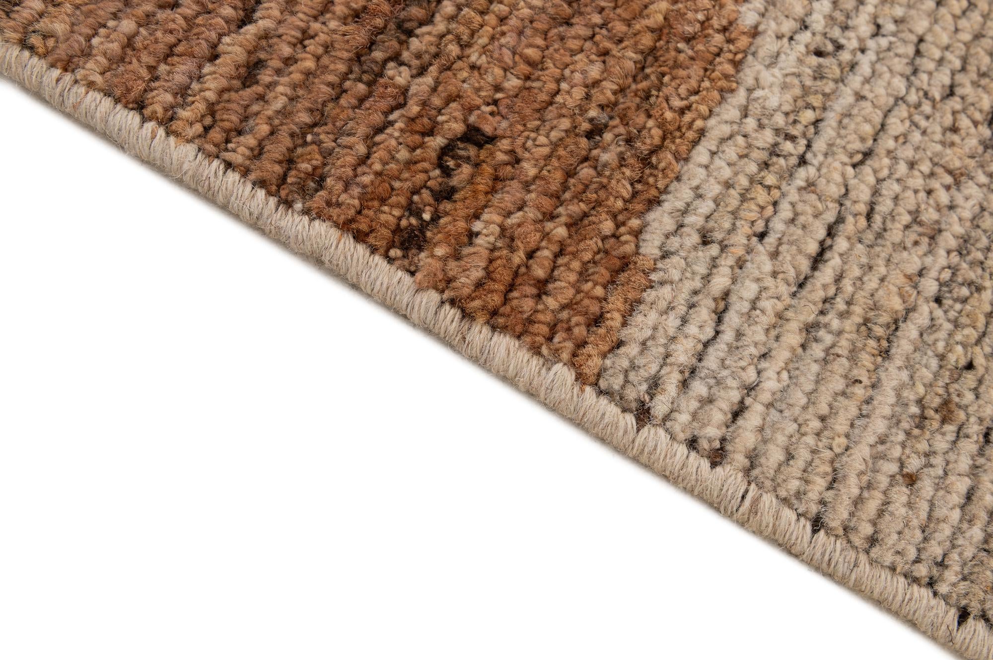8' 5 x 9' 6 Hand Knotted Moroccan Wool Rug