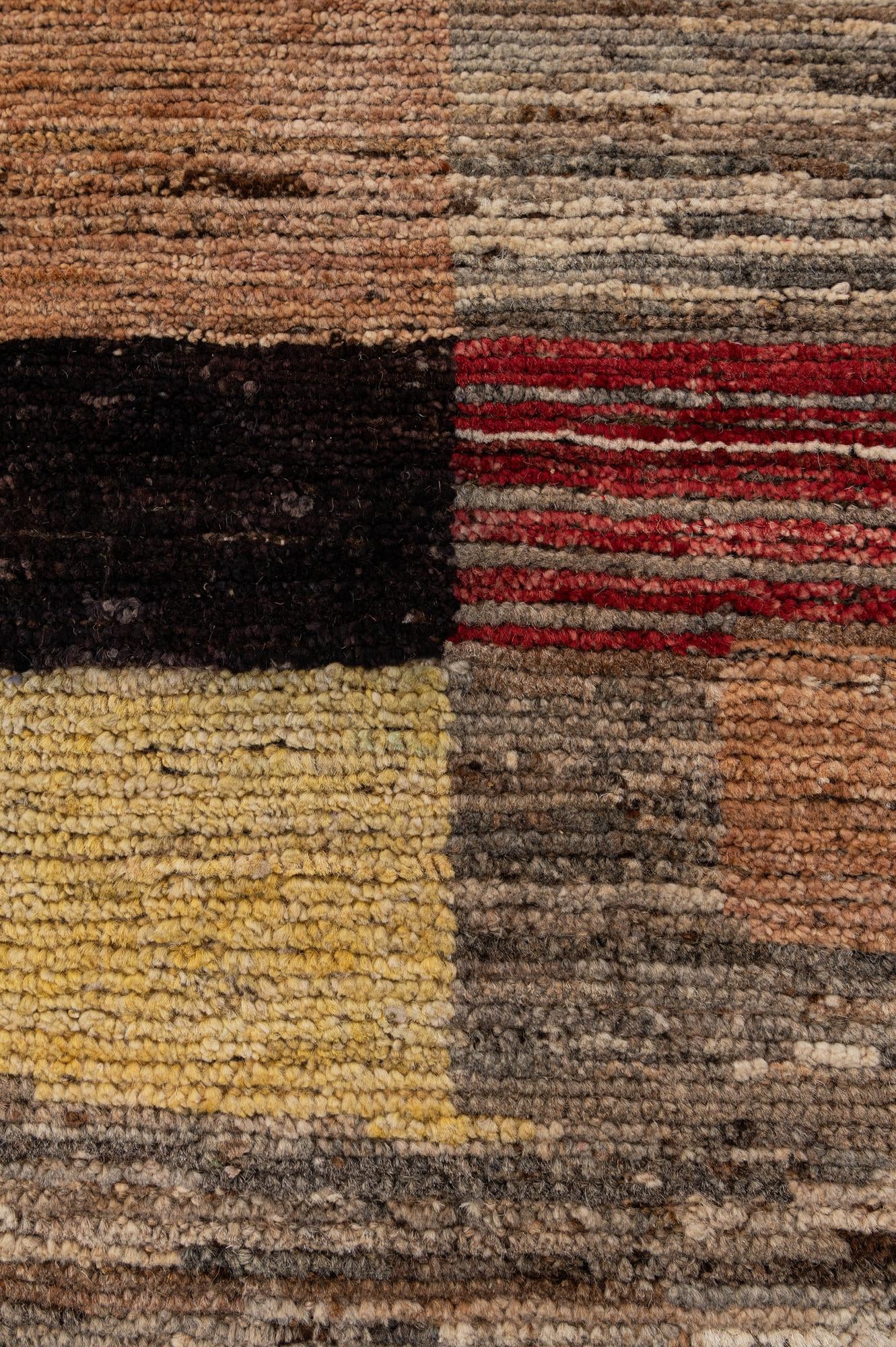 8' 5 x 9' 6 Hand Knotted Moroccan Wool Rug
