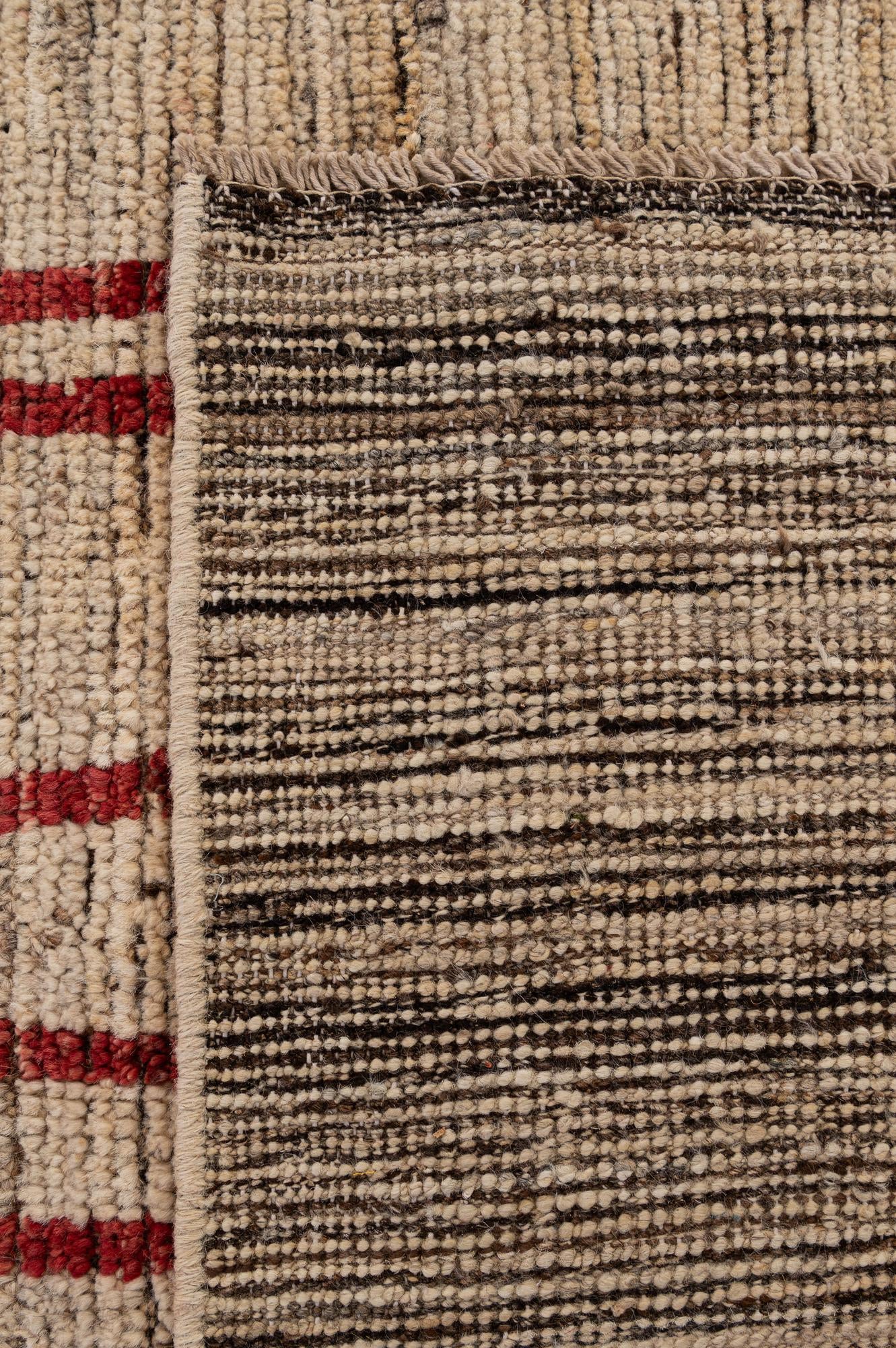 8' 5 x 9' 6 Hand Knotted Moroccan Wool Rug