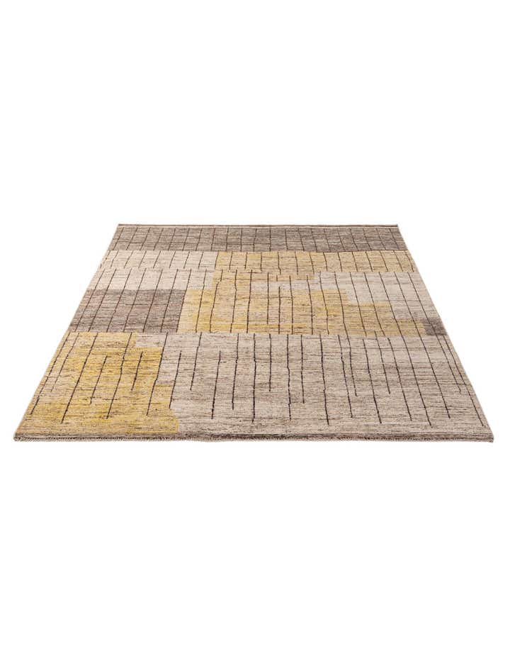 8' 4 x 9' 5 Hand Knotted Moroccan Wool Rug