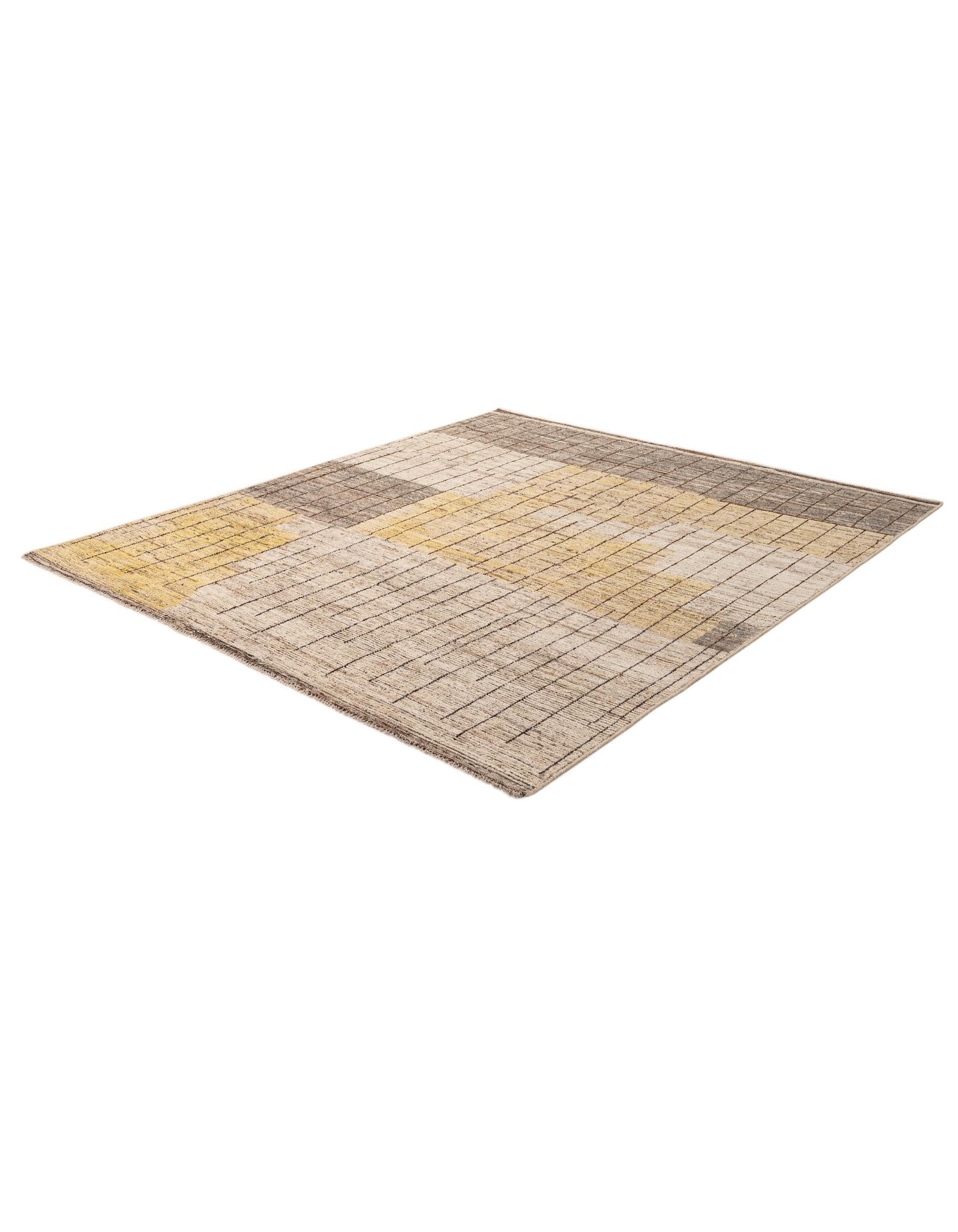 8' 4 x 9' 5 Hand Knotted Moroccan Wool Rug