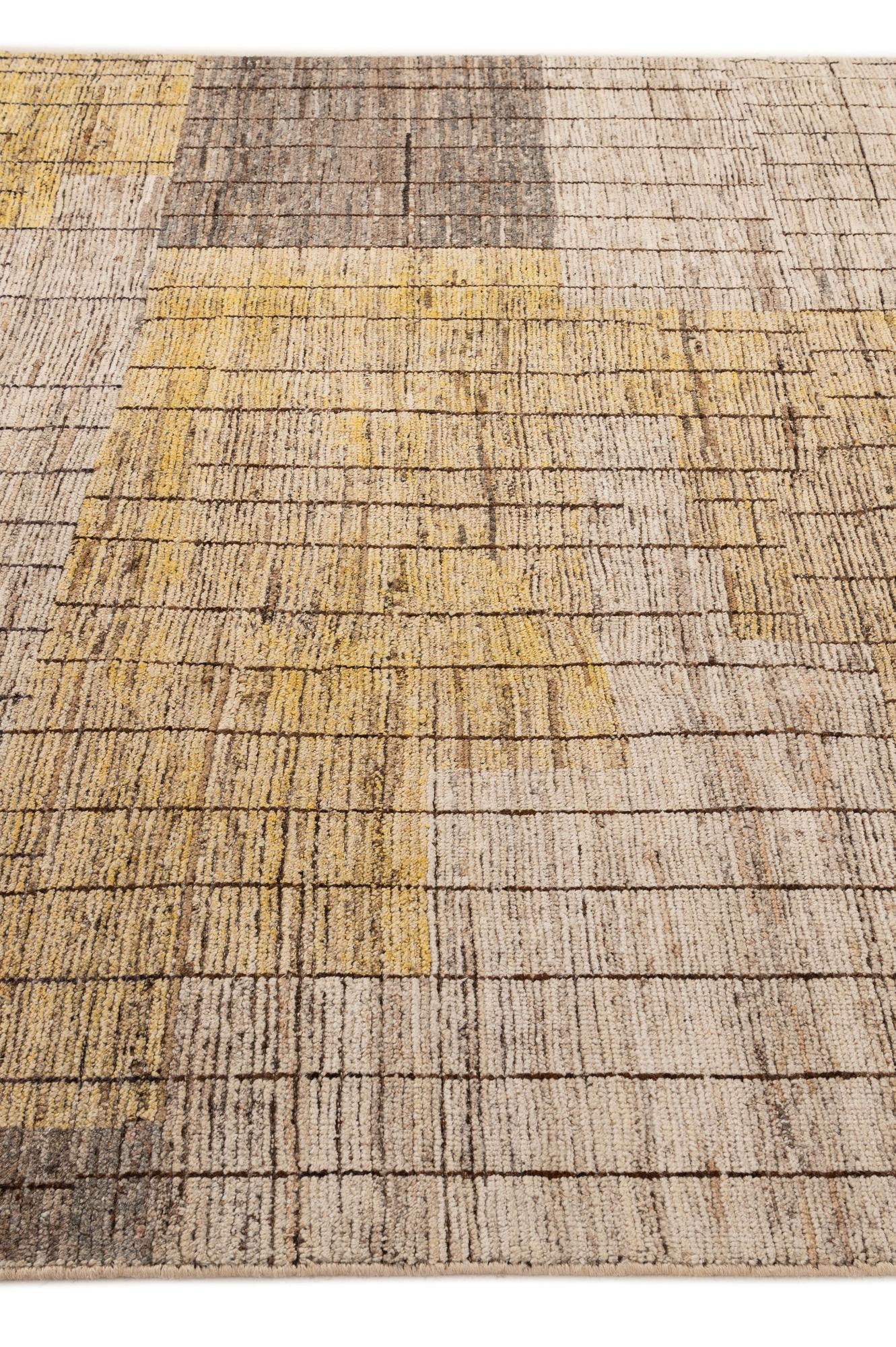 8' 4 x 9' 5 Hand Knotted Moroccan Wool Rug
