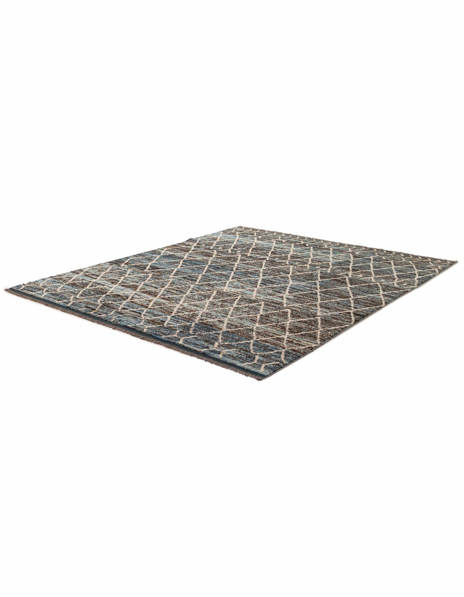 8' 1 x 9' 5 Hand Knotted Moroccan Wool Rug