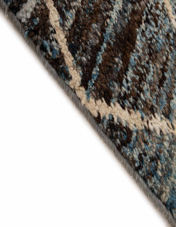 Detail image of 8' 1 x 9' 5  Hand Knotted Moroccan Wool Rug