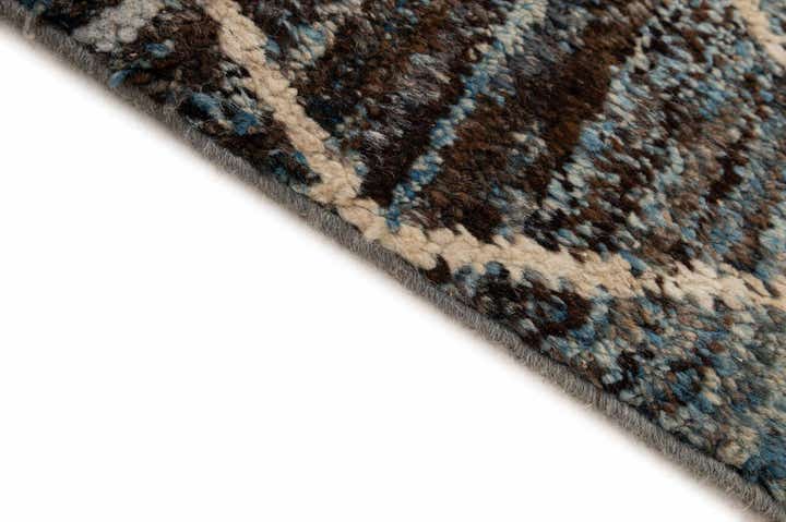 8' 1 x 9' 5 Hand Knotted Moroccan Wool Rug
