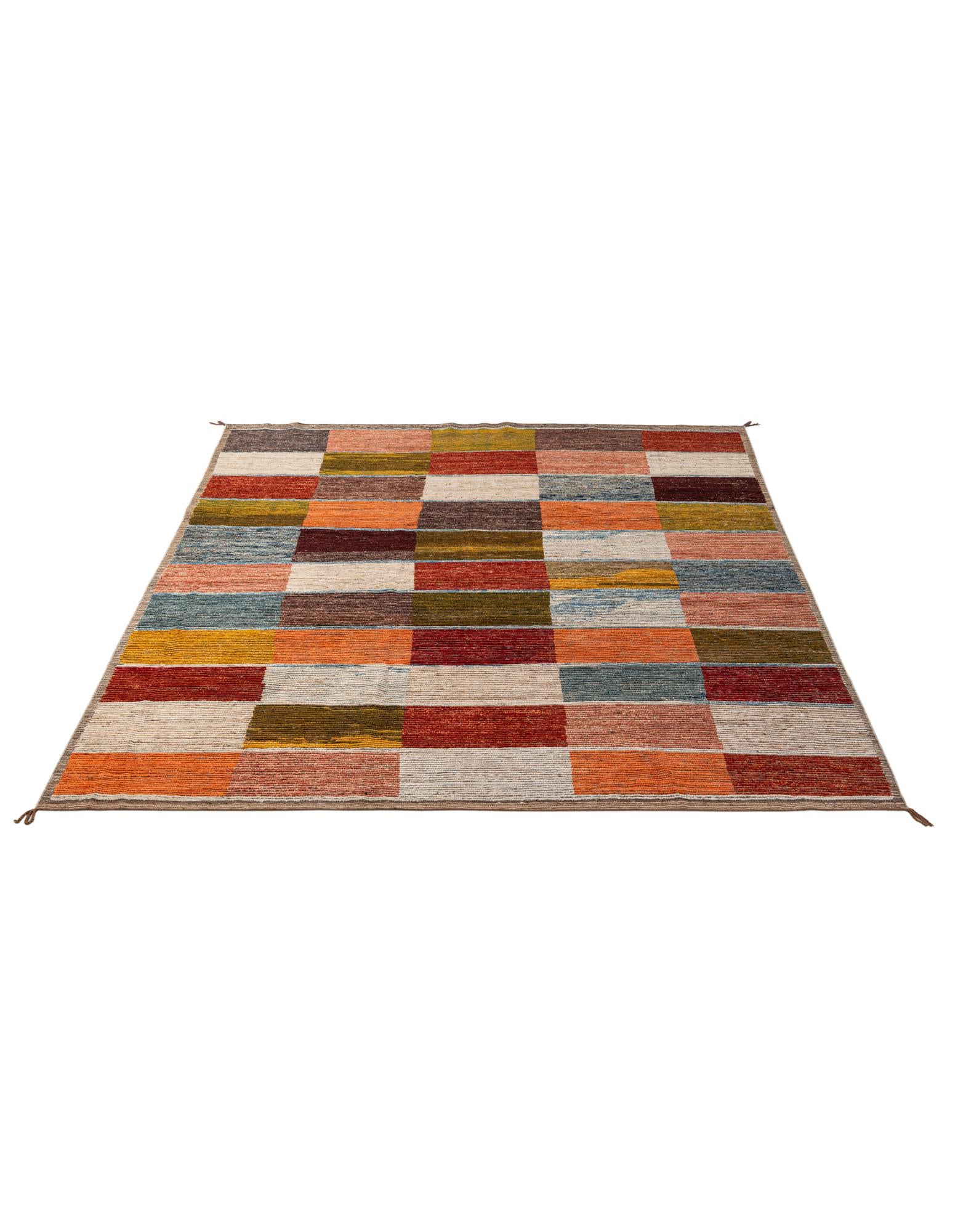 8' 2 x 10' 3 Hand Knotted Moroccan Wool Rug