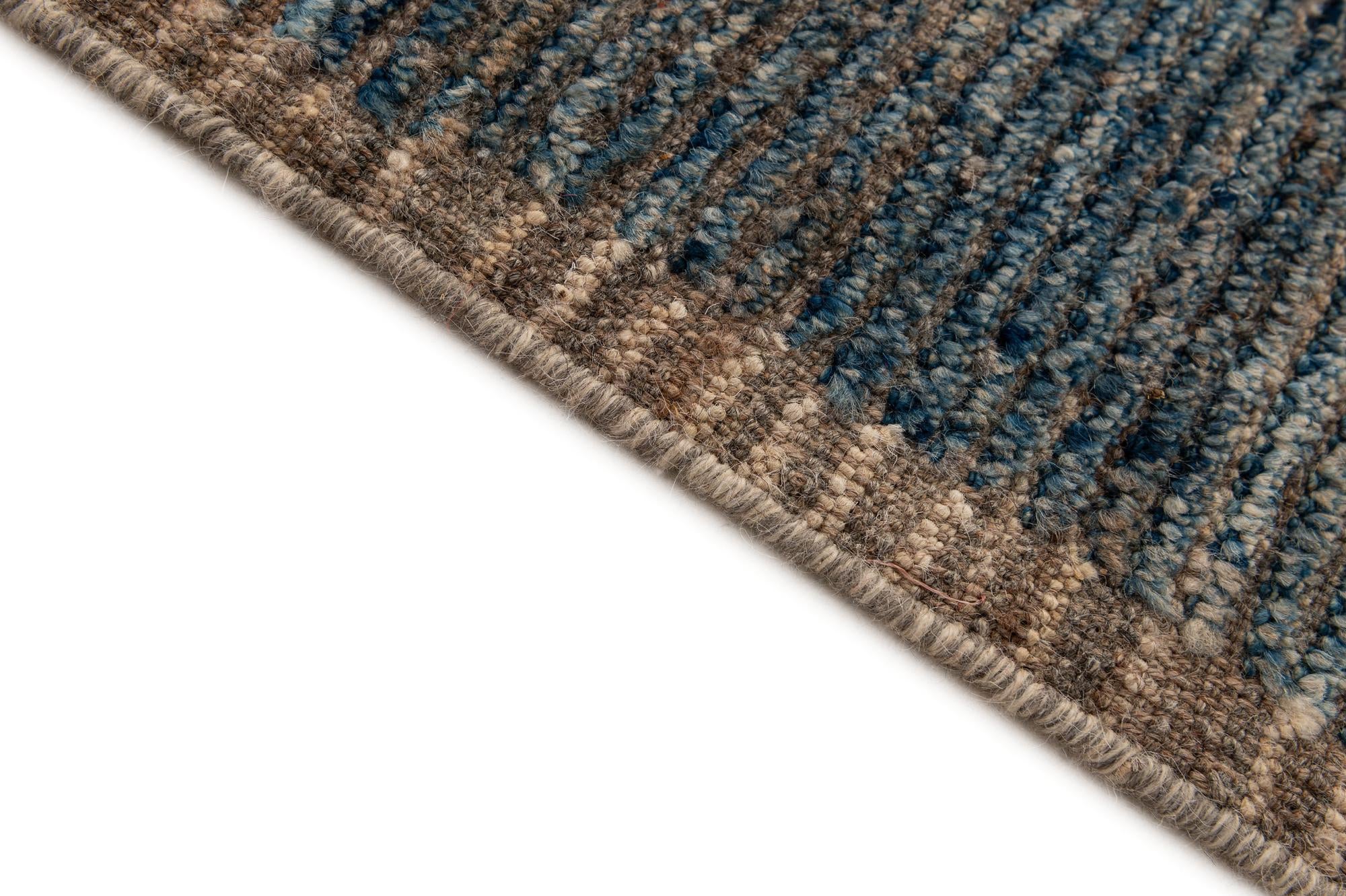 8' 2 x 10' 3 Hand Knotted Moroccan Wool Rug