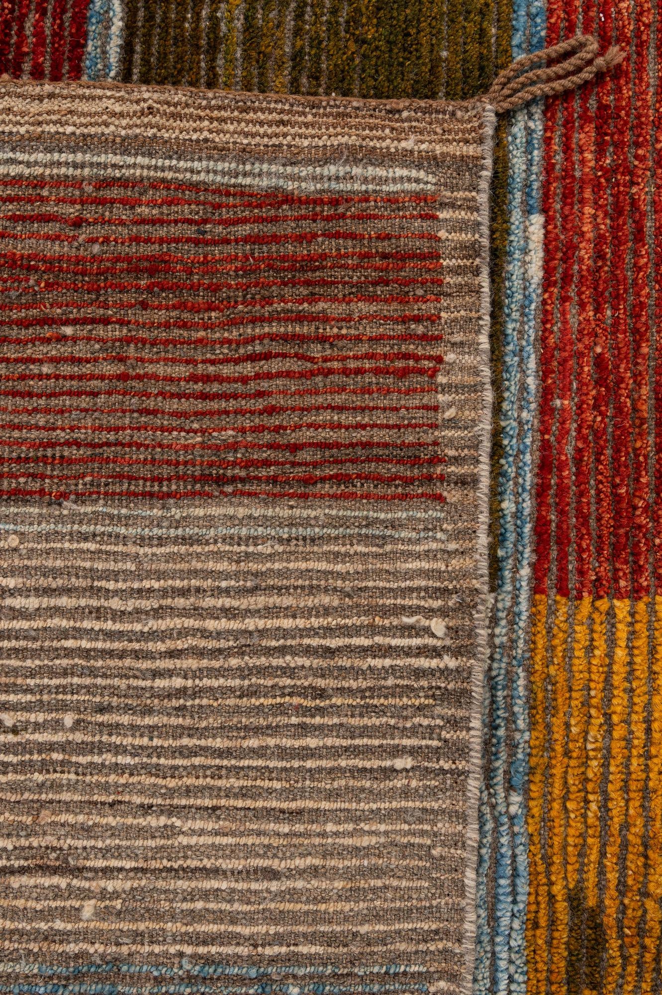 8' 2 x 10' 3 Hand Knotted Moroccan Wool Rug
