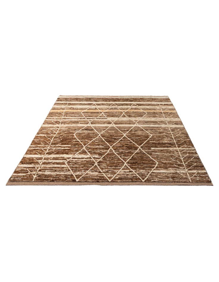 Detail image of 8' 4 x 11' 3 Hand Knotted Moroccan Wool Rug