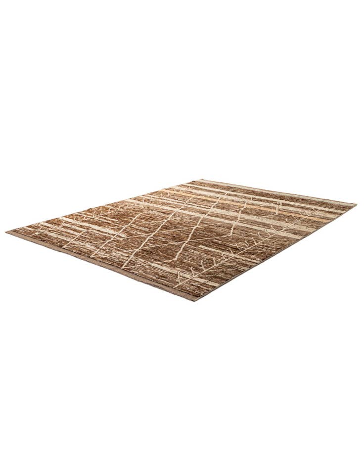 Detail image of 8' 4 x 11' 3 Hand Knotted Moroccan Wool Rug