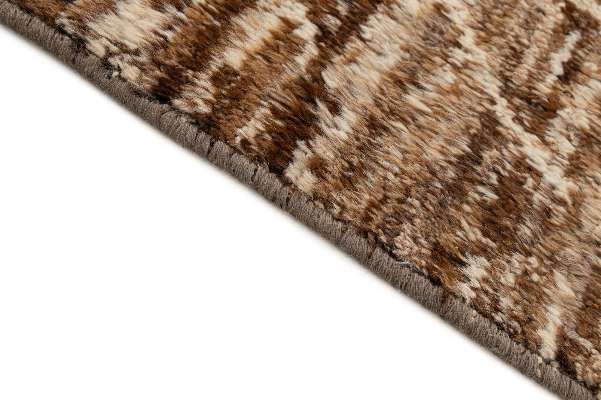 8' 4 x 11' 3 Hand Knotted Moroccan Wool Rug