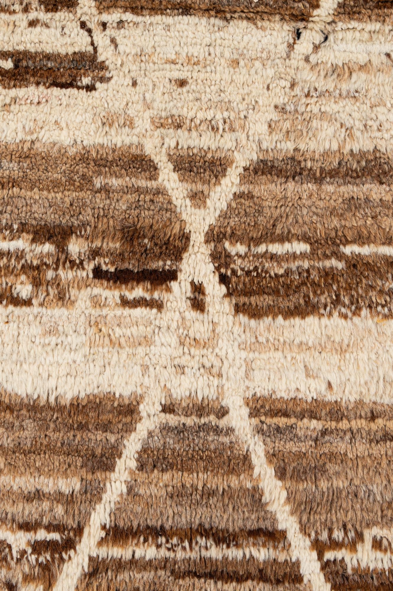 8' 4 x 11' 3 Hand Knotted Moroccan Wool Rug