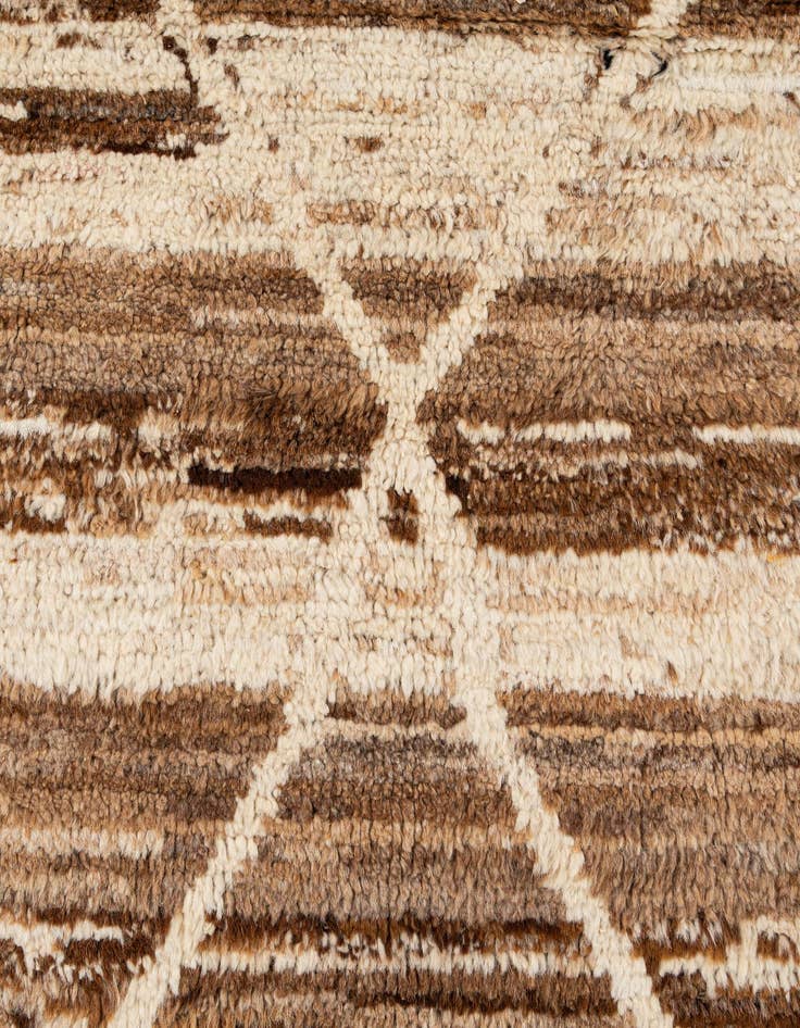 Detail image of 8' 4 x 11' 3  Hand Knotted Moroccan Wool Rug