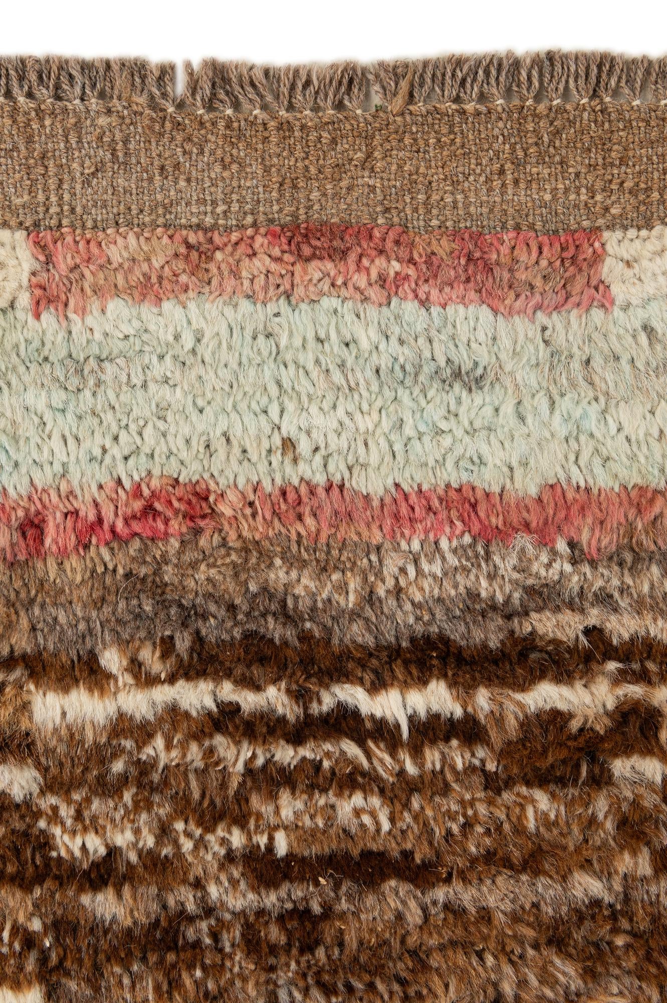 8' 4 x 11' 3 Hand Knotted Moroccan Wool Rug