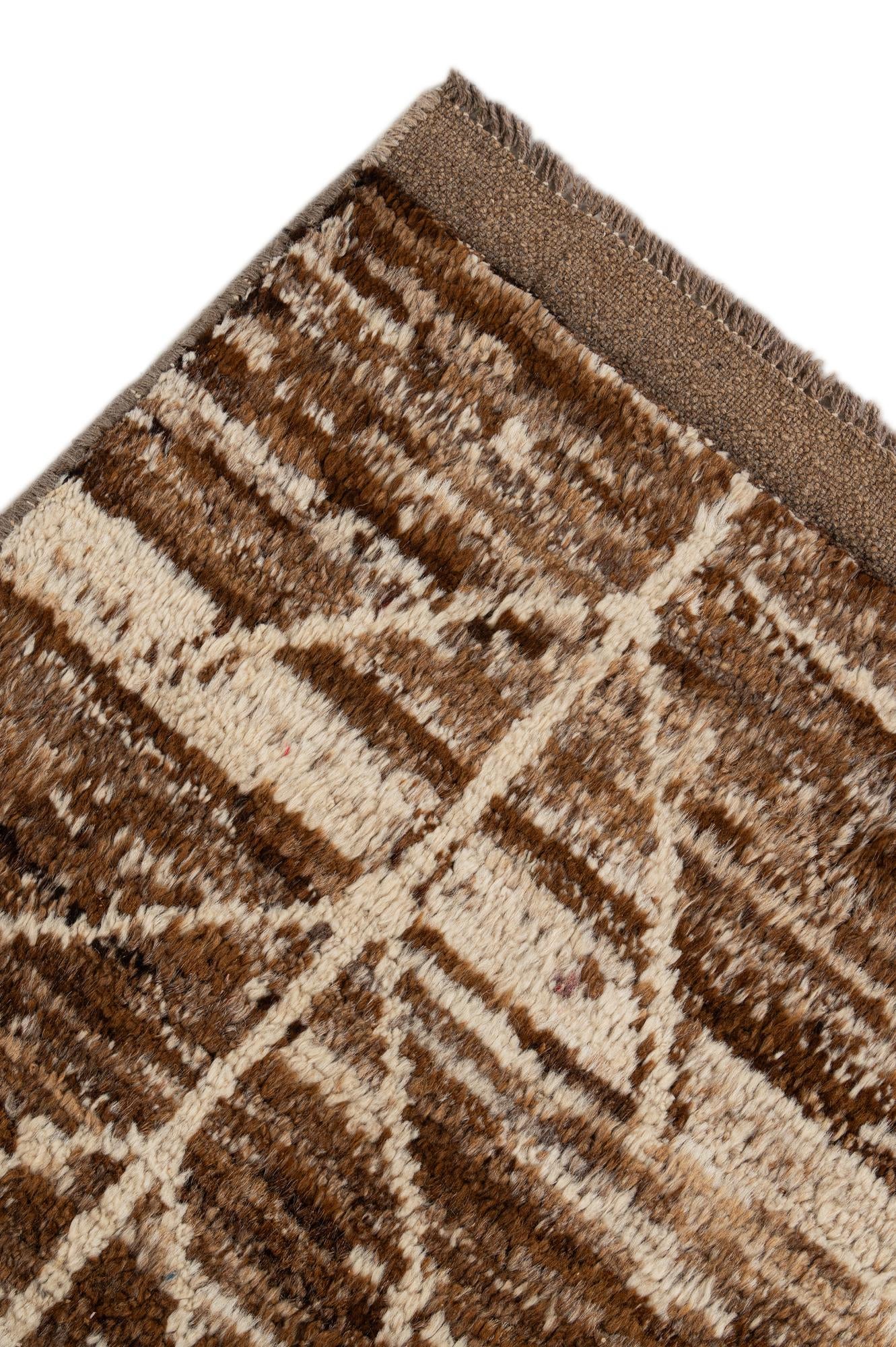 8' 4 x 11' 3 Hand Knotted Moroccan Wool Rug
