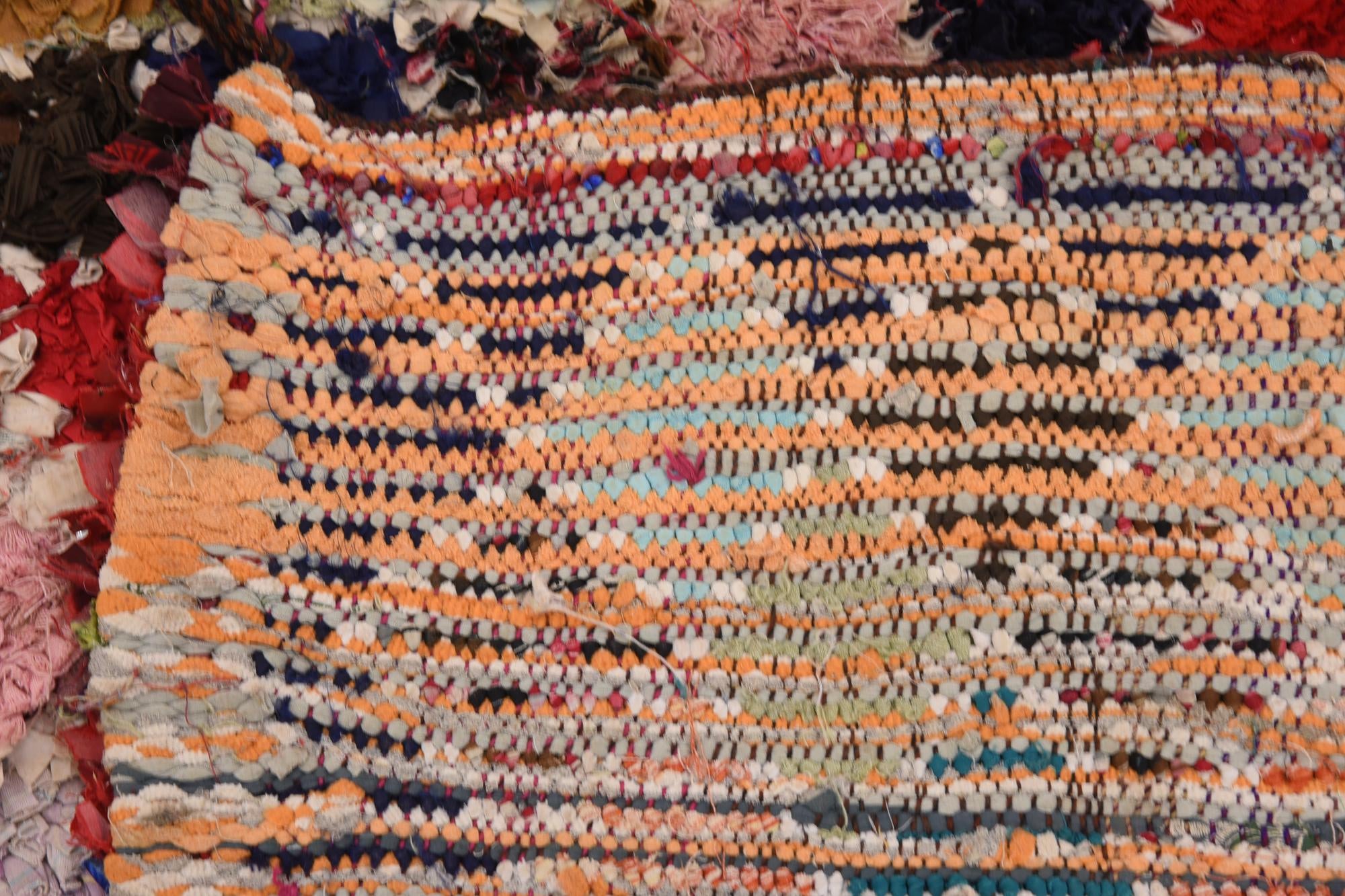 4' 10 x 8' 2 Hand Knotted Moroccan Wool Rug
