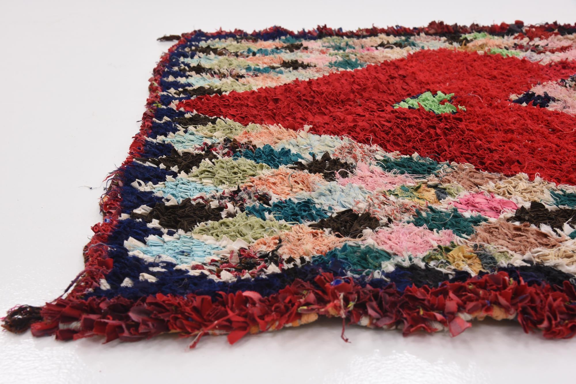 4' 10 x 8' 2 Hand Knotted Moroccan Wool Rug