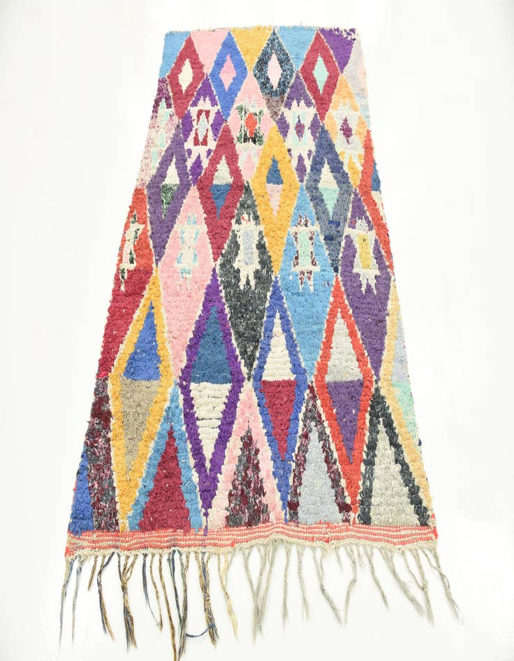 Detail image of 3' 3 x 6' 3  Hand Knotted Moroccan Wool Rug