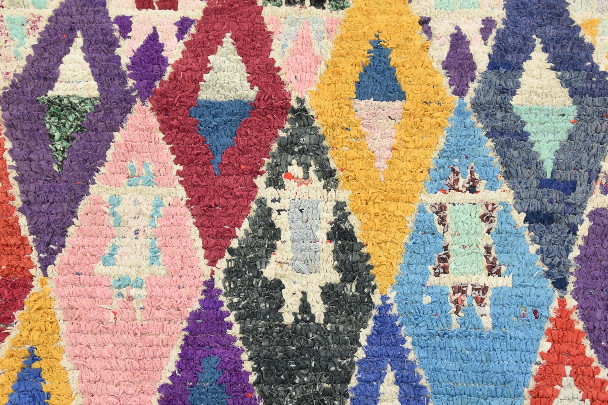 3' 3 x 6' 3 Hand Knotted Moroccan Wool Rug