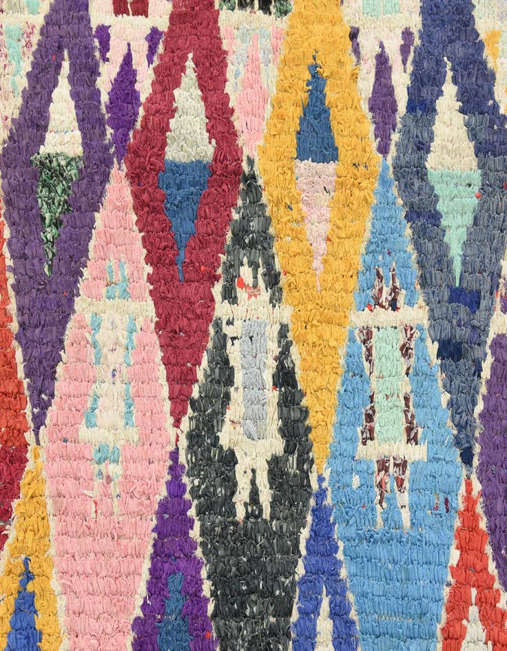 Detail image of 3' 3 x 6' 3  Hand Knotted Moroccan Wool Rug