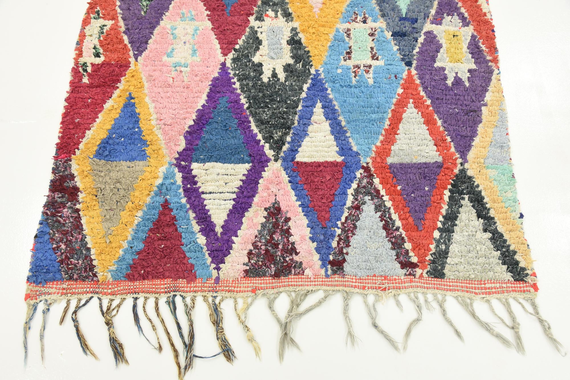 3' 3 x 6' 3 Hand Knotted Moroccan Wool Rug