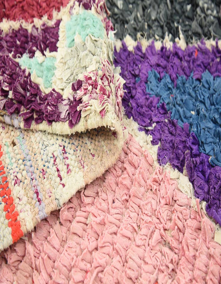 Detail image of 3' 3 x 6' 3  Hand Knotted Moroccan Wool Rug