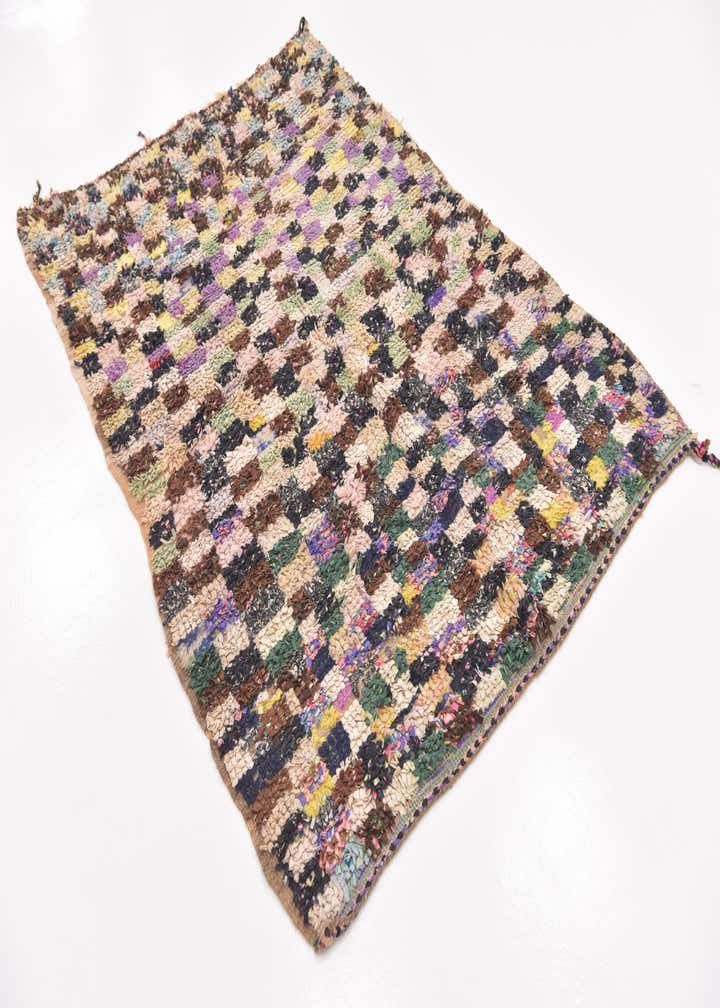4' 9 x 6' 2 Hand Knotted Moroccan Rug