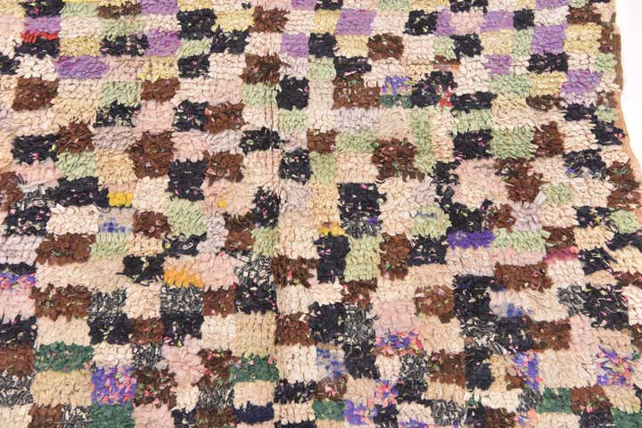 4' 9 x 6' 2 Hand Knotted Moroccan Rug