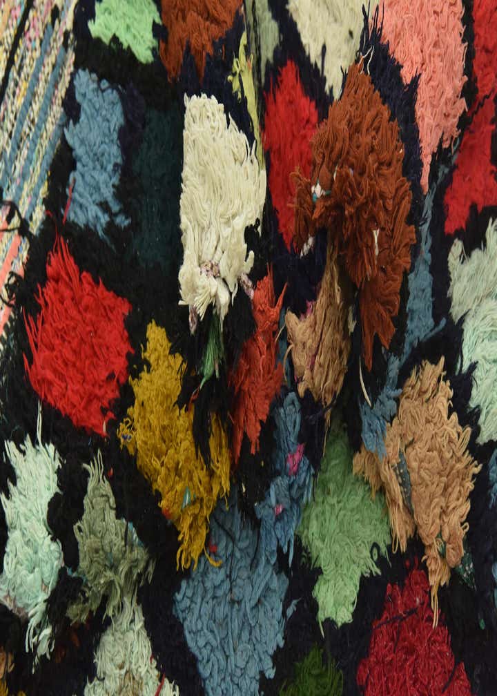 5' 7 x 9' 3 Hand Knotted Moroccan Wool Rug
