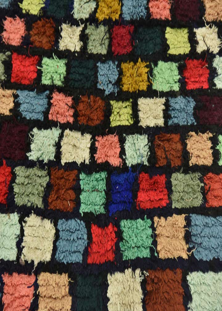 5' 7 x 9' 3 Hand Knotted Moroccan Wool Rug