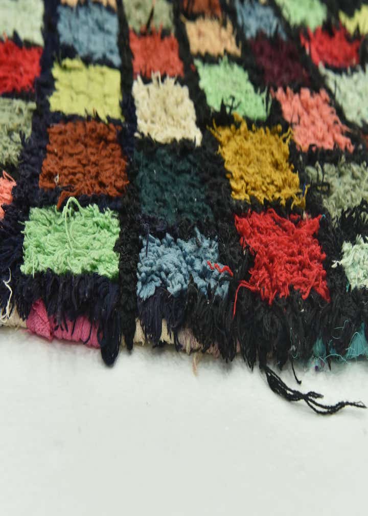 5' 7 x 9' 3 Hand Knotted Moroccan Wool Rug