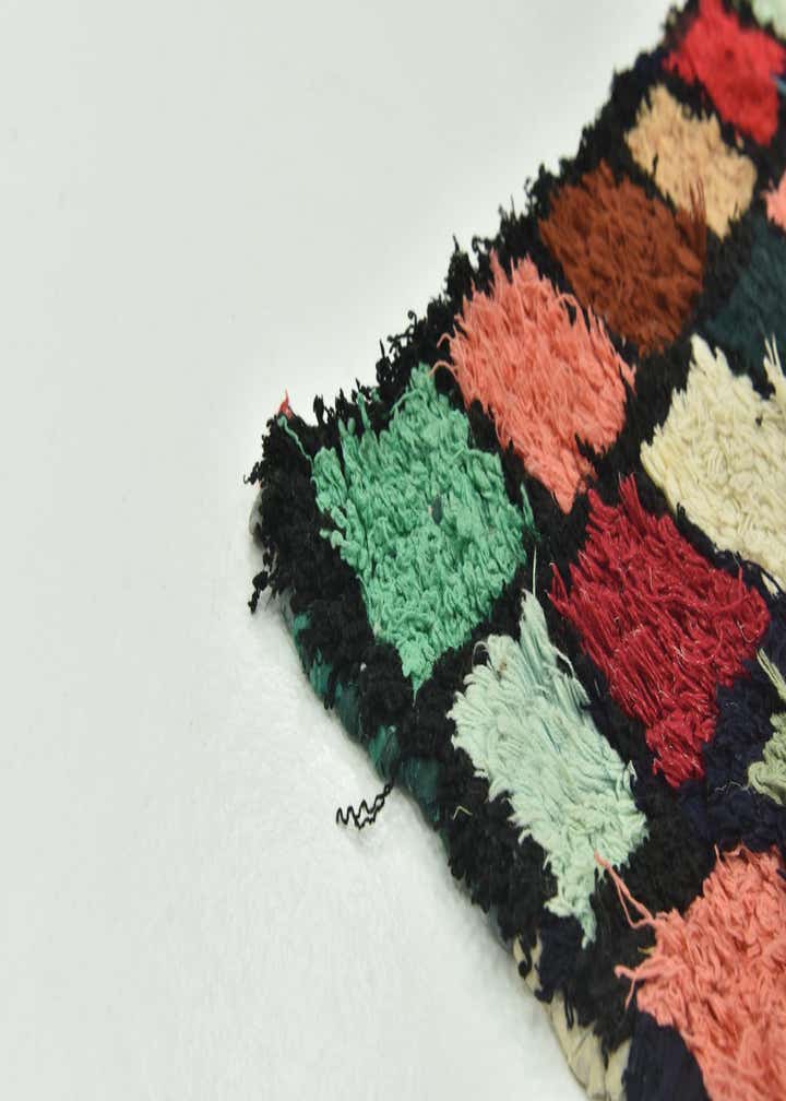 5' 7 x 9' 3 Hand Knotted Moroccan Wool Rug