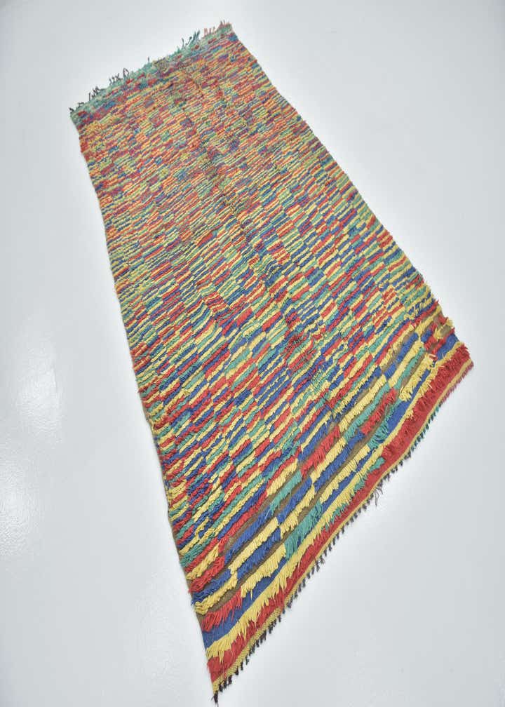 5' x 9' Hand Knotted Moroccan Wool Rug