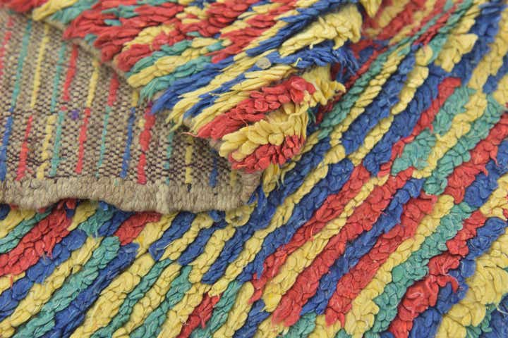 5' x 9' Hand Knotted Moroccan Wool Rug