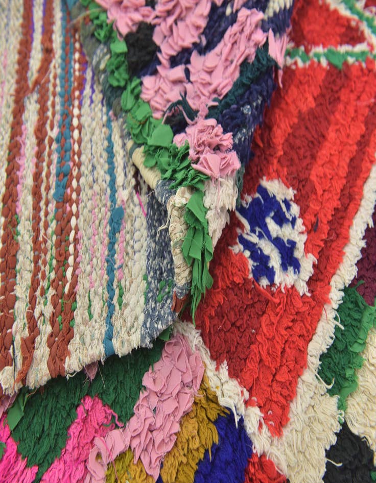 Detail image of 3' 7 x 5' 4 Hand Knotted Moroccan Rug