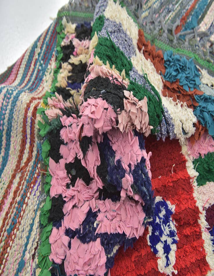 Detail image of 3' 7 x 5' 4 Hand Knotted Moroccan Rug