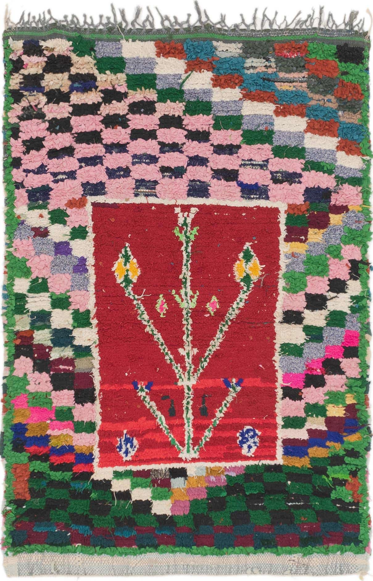 3' 7 x 5' 4 Hand Knotted Moroccan Rug
