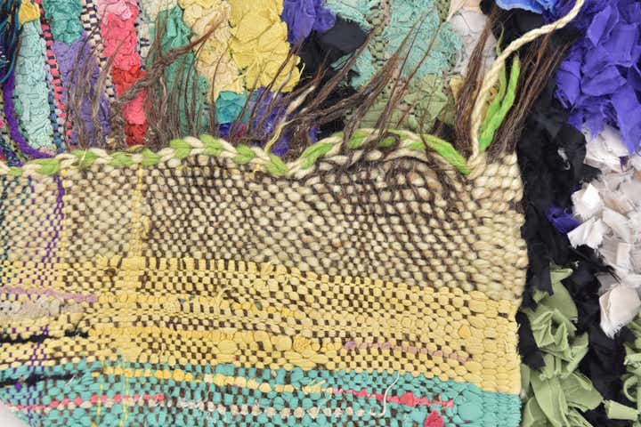 4' 10 x 8' Hand Knotted Moroccan Wool Rug