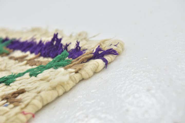 2' 7 x 5' 5 Hand Knotted Moroccan Wool Rug