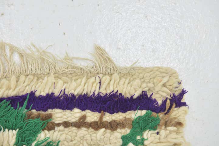 2' 7 x 5' 5 Hand Knotted Moroccan Wool Rug