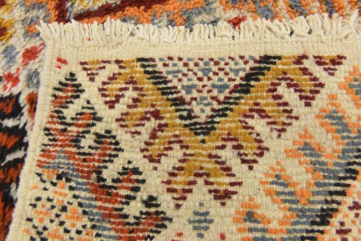 6' 6 x 10' Hand Knotted Moroccan Wool Rug