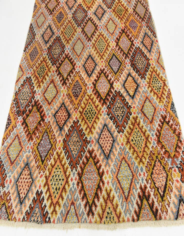 Detail image of 6' 6 x 10' Hand Knotted Moroccan Wool Rug