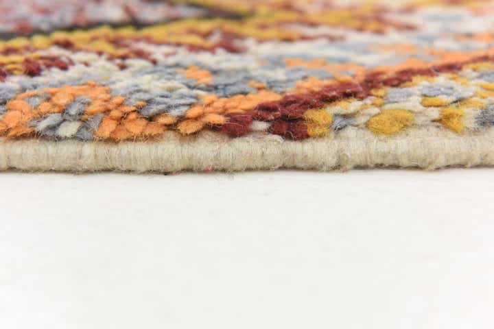 6' 6 x 10' Hand Knotted Moroccan Wool Rug
