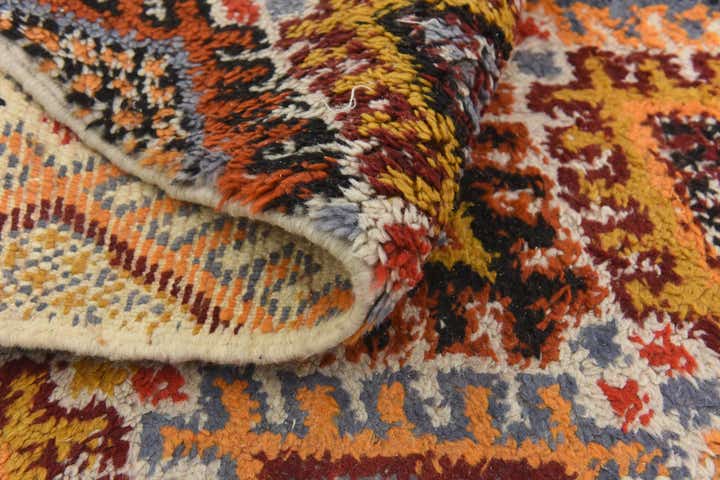 6' 6 x 10' Hand Knotted Moroccan Wool Rug