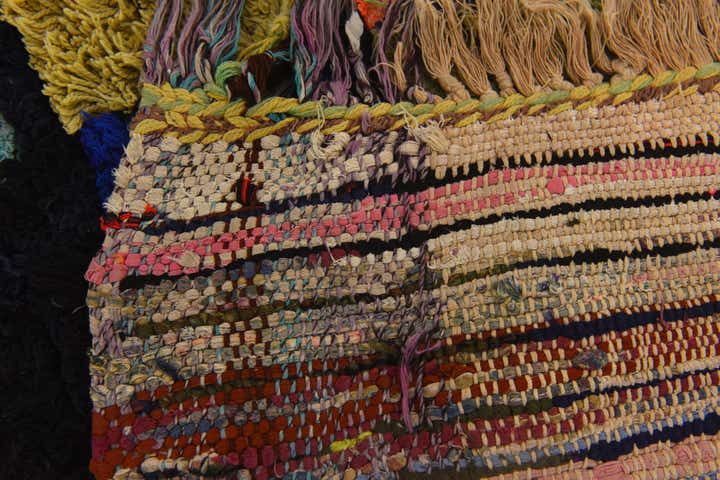 3' 9 x 5' 7 Hand Knotted Moroccan Wool Rug