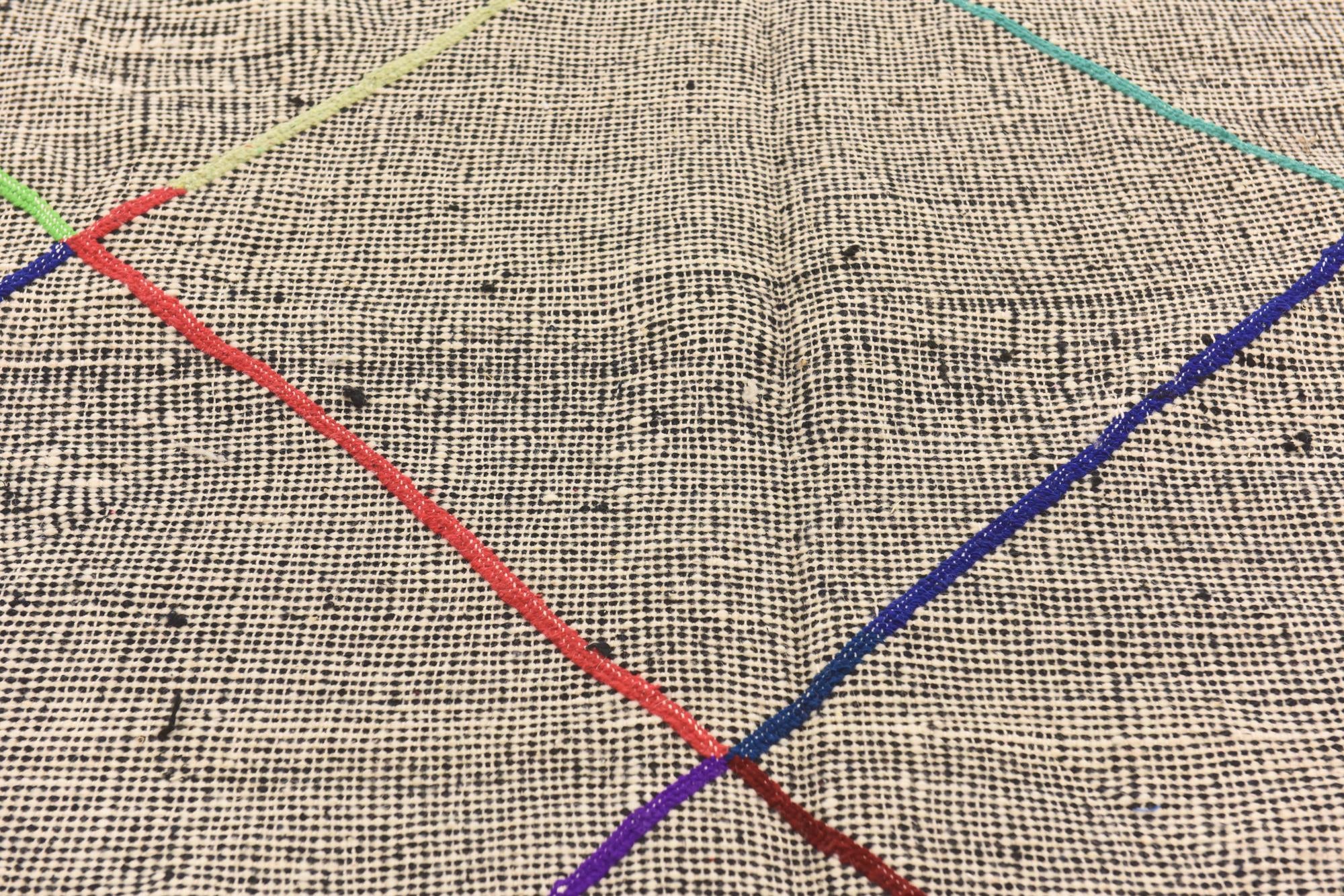 6' 4 x 9' 2 Hand Knotted Moroccan Wool Rug