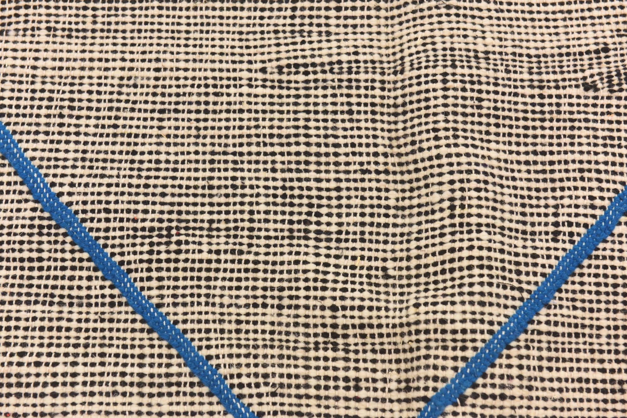 6' 4 x 9' 2 Hand Knotted Moroccan Wool Rug