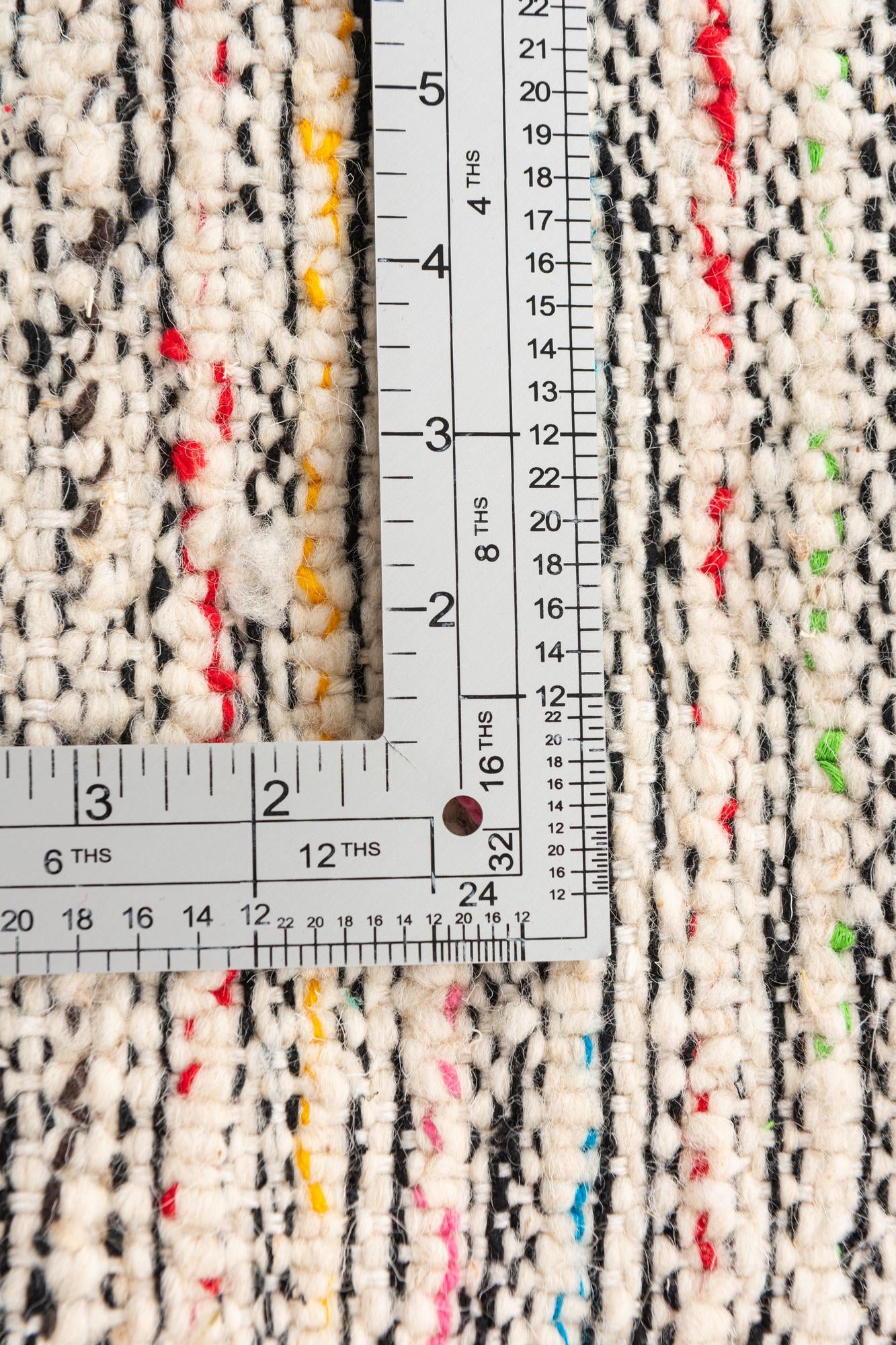 4' 10 x 8' 7 Hand Knotted Moroccan Wool Rug