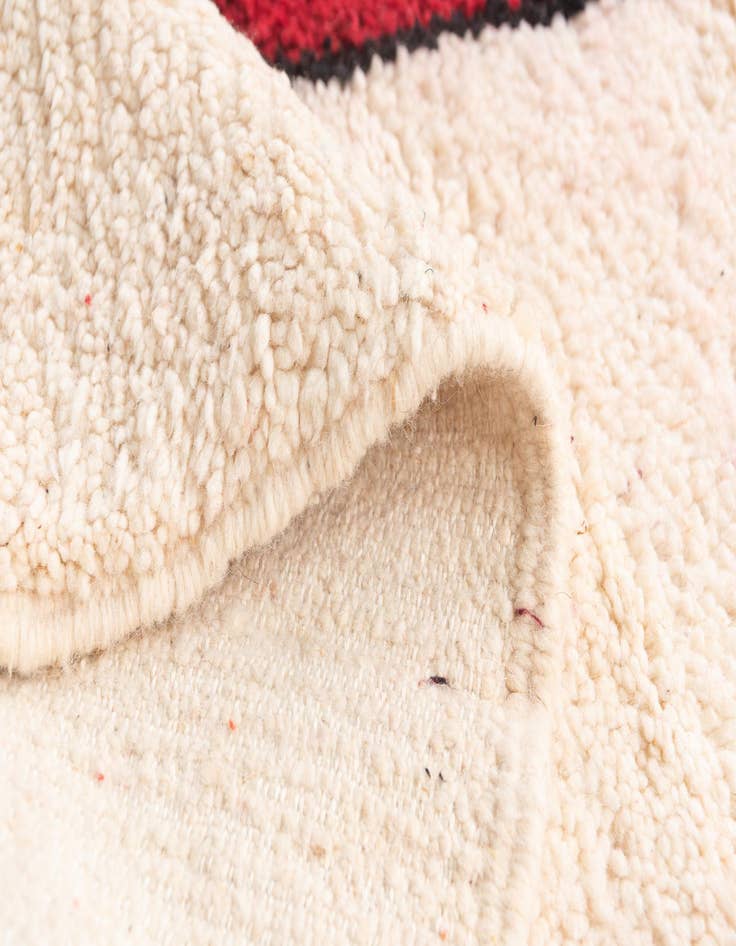 Detail image of 5' x 7' 8  Hand Knotted Moroccan Wool Rug